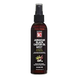 Fantasia IC Jamaican Black Castor Oil Mist 6 oz – Tea Tree Infused, Scalp & Hair Hydration Spray, Alcohol-Free