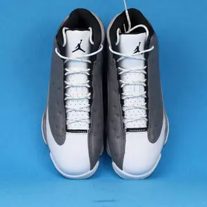 The new men's lace-up outdoor sports shoes and breathable casual running shoes in the original grey of haze haze Ash