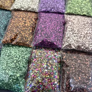 100g Irregular Broken Glass Chips 2-5mm | High Quality Crushed Glass for Resin Art, Jewelry Making, Vase Filler & DIY Crafts