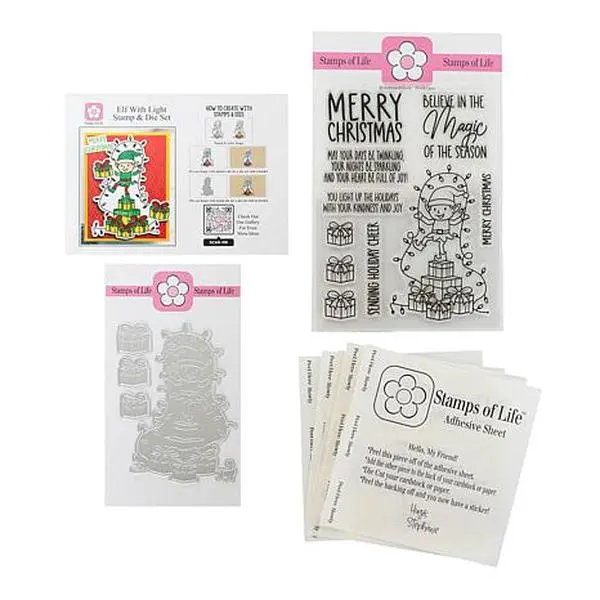 Crafts & Sewing Stamps of Life Christmas Elf Stamp and Die Set Crafts & Sewing Stamps of Life Christmas Elf Stamp and Die Set