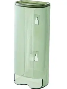 Wall-Mounted Pull-Out Storage Box for Underwear, Trash Bags - Space-Saving Organizer with Cover for Household B