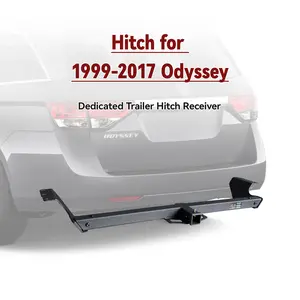 TIOYAR Steel Class 3 Trailer Hitch 2 Inch Receiver Tow Hitch Compatible with1999-2017 Honda Odyssey Black Powder Coated