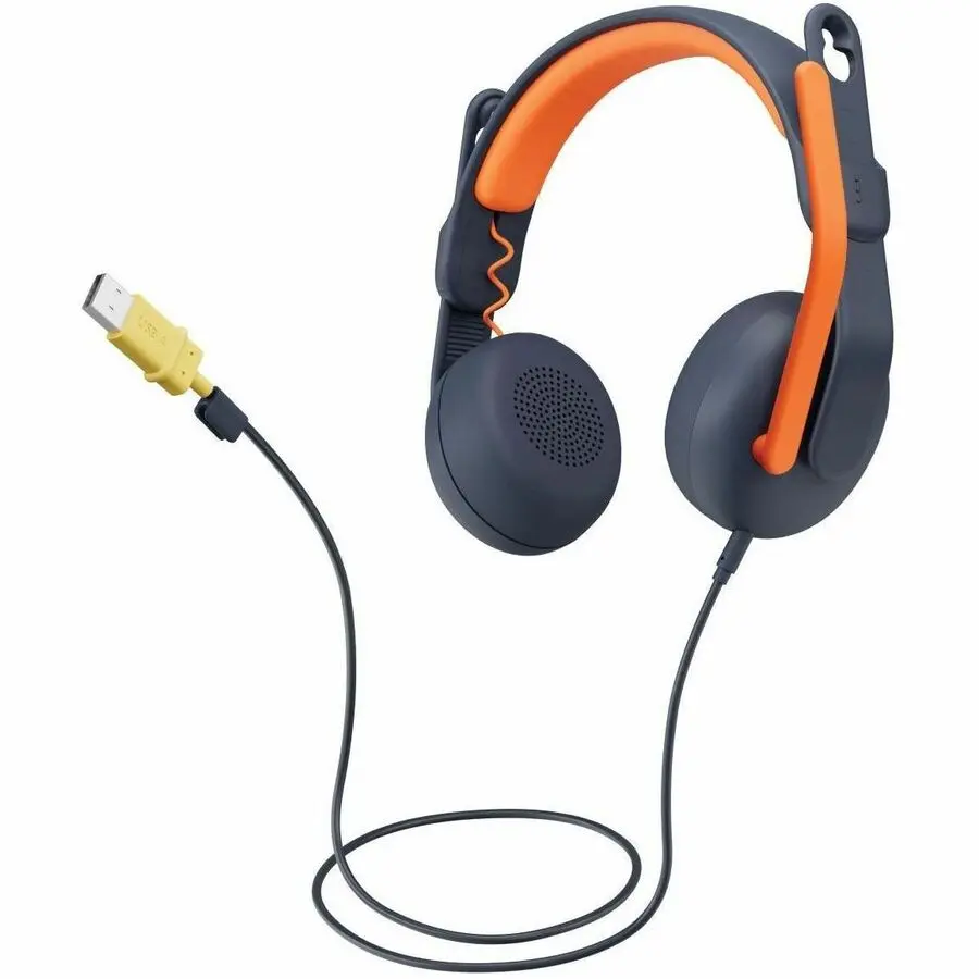 Logitech Zone Learn On-Ear Electronic Audio Headset, USB A-C Compatibility, Model 981001362