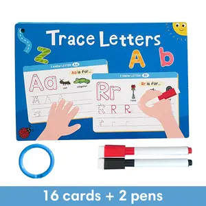Tracing Letters A-Z Workbook with Pen, 1 Set Handwriting Practice Book with Pen, Educational Learning Supplies for Kids, Preschool Learning Materials, Tracing Preschool Books