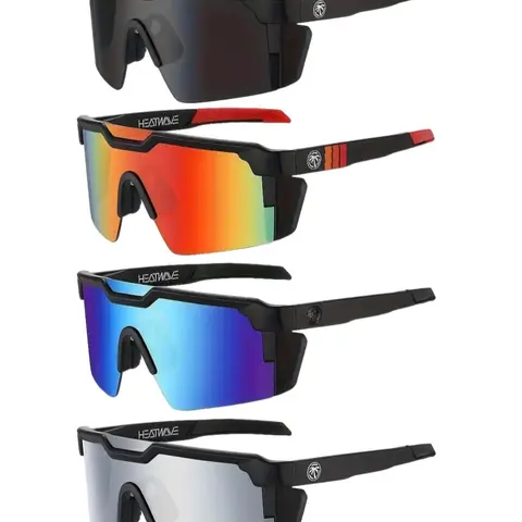 4 Pairs Pure Color Sunglasses, Eyewear for Outdoor Cycling & Spring Adventures, Casual All-Seasons Wear, Plain Design, Mountain Bike Glasses, Polycarbonate Sports Eyewear, Cycling Shades, Cycling Gear