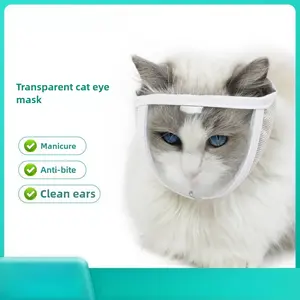Transparent Cat E-Collar Anti-Bite Anti-Bark Breathable Recovery Cone
