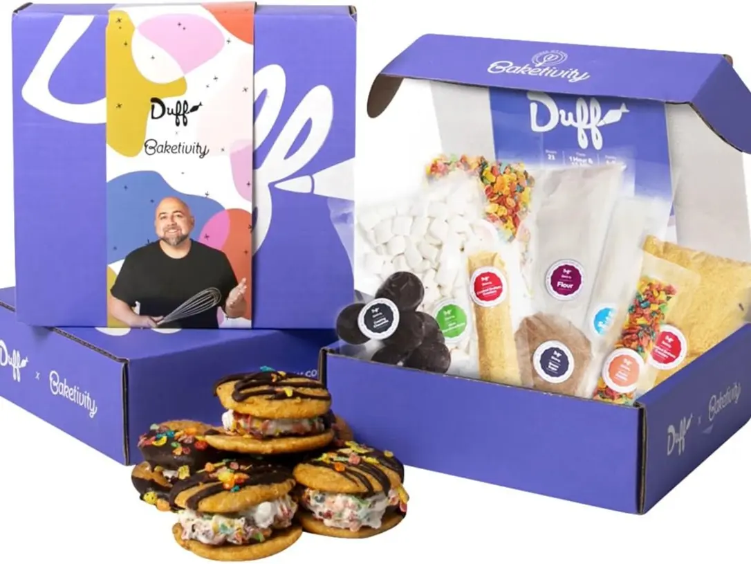 Duff Goldman DIY Baking Set by Baketivity - Bake Delicious S’mores Sandwich Cookies with Premeasured Ingredients