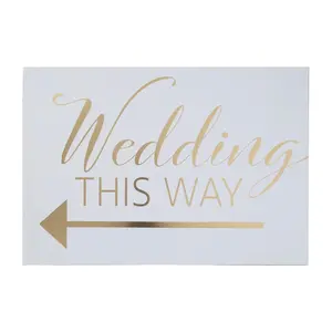 Wedding Directional Sign