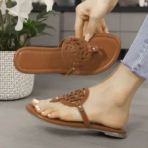 Women's Comfortable Dressy Flat Sandals Thong Sandals Flip Flop Sandals Springfresh