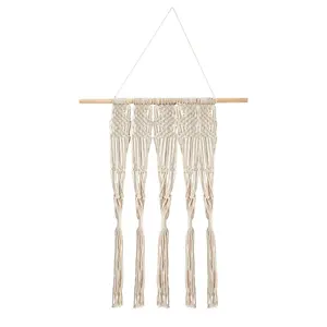 2.5’ x 2’ Hand Woven Macrame Wall Hanging Decor 2.5’ x 2’ Hand Woven Macrame Wall Hanging Decor