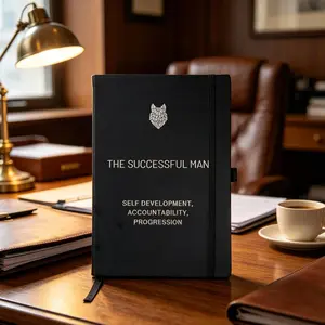 Men’s Personal Organizer Journal - Self Mastery Daily Goal Setting Notebook, Progress Tracking Workbook for Mindfulness, Self Reflection (Office, Home Use)
