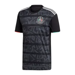 [Hot Today] - Mexico Inspired Black Soccer Jersey – Eagle Crest Fan Football Shirt - Full Print Logo