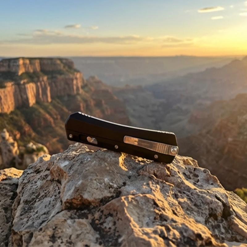 EDC Pocket Folding Knife – Non-Slip Nylon Fiber Handle, Compact Multi-Tool for Camping, Fishing & Outdoor Use