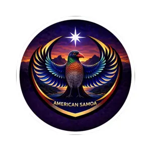 Rebel Alliance Bird Logo Sticker - American Samoa Protest Sticker