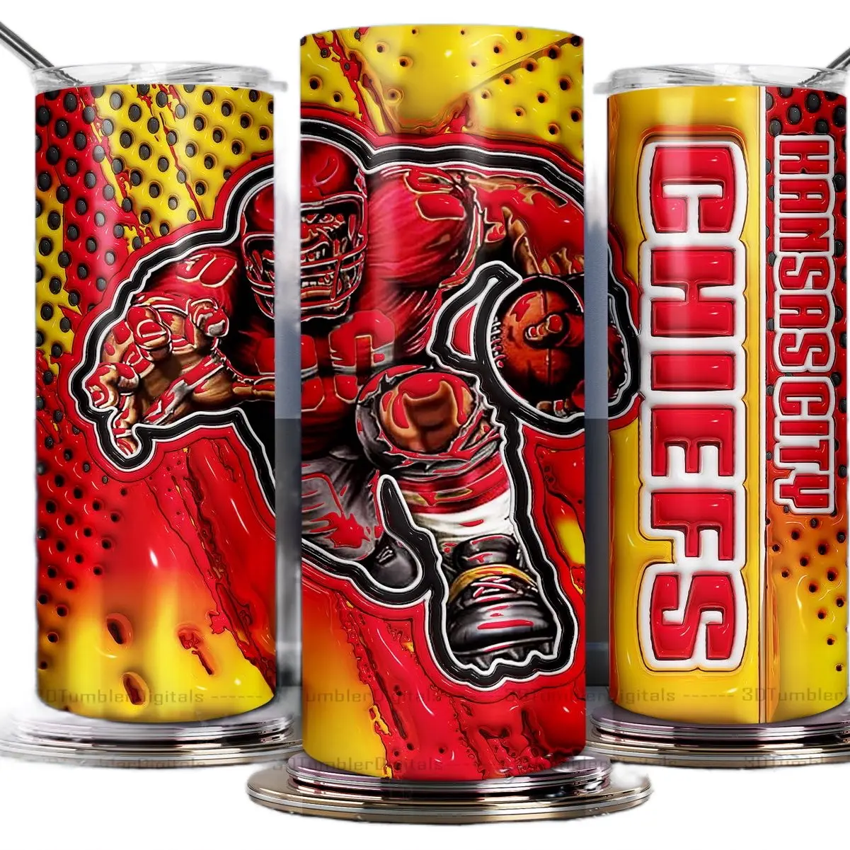 20 oz Chiefs Skinny Tumbler