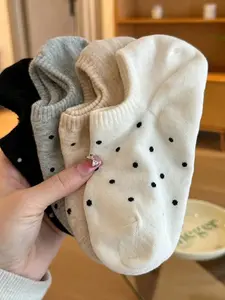 Women's Breathable Thin Socks, Spring Summer Casual Daily Wear, Soft Comfortable Design, Perfect for Home & Office Use