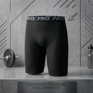 Youth Boys Compression Shorts with Side Pockets - Performance Athletic Base Layers Underwear for Running Sports Soccer Training Comfortable Breathable Moisture Wicking Lightweight Design Perfect for Active Wear