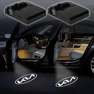 2pcs HD Car Door Welcome Lights LED Projector Lamp for Kia K5 K9 Ceed Sportage Carnival Stinger Forte Niro Rio Soul Ev6 Sorento