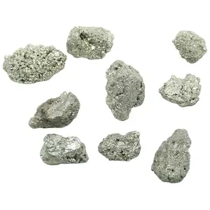 Rough Natural Pyrite Mineral Chunks from Peru - Fools Gold Crystal Cluster for Meditation and Abundance Energy
