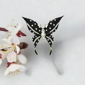 Elegant Butterfly Luxury Rhinestones Brooch Lapel Pin