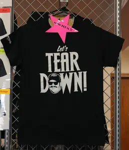 Chrome Shop Mafia Lets Tear Down Black Short Sleeve T-Shirt