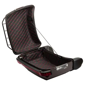 HOGWORKZ® King Tour Pack Liner '14-'25 | Black w/ Red Stitching fits Harley® OEM