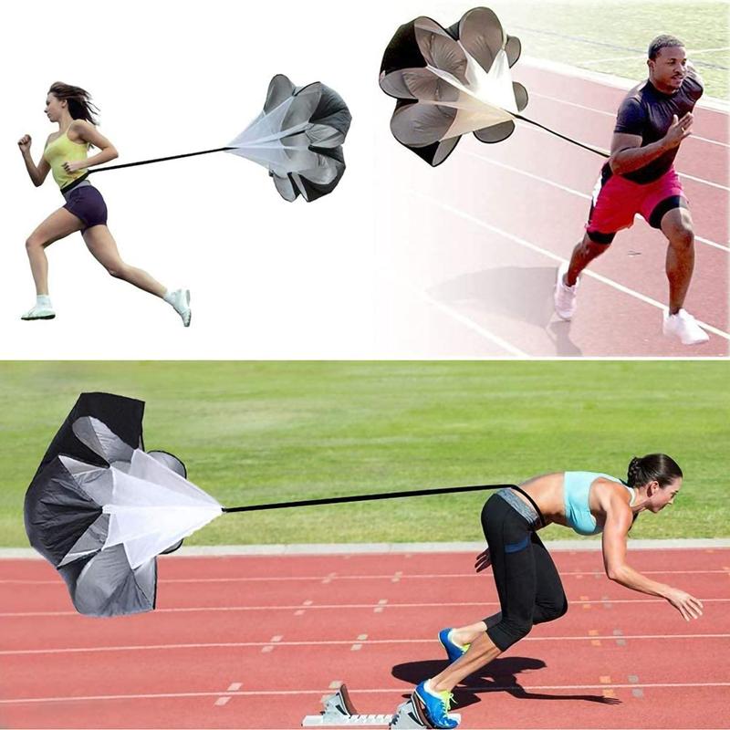 Sports Agility Ladders Football Training Equipment | Speed Agility Training Set, Including 1 Agility Ladder, 4 Steel Piles,12 Disc Cones,1 Resistance Umbrella .| for Athletes/Sports Including Football & Basketball
