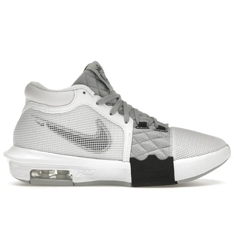 Nike Men's LeBron Witness 8 White Light Smoke Grey Basketball Shoes, from StockX