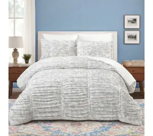 Modern Heirloom Floral Toile 3-PC Full/Queen Comforter Set
