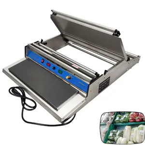YOKOMA 17" 45CM Film Wrap Sealer Wrapping Food Tray Wrapper Stretcher Film Sealer