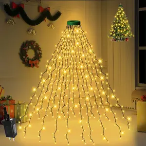 Christmas Tree Lights 3m 400 LED, USB Powered, 8 Lighting Modes, Waterproof, Adjustable Brightness, Indoor Outdoor Use, Remote Control Included, Led Star Light