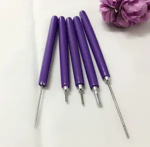 5Pcs Pack Paper Quilling Tools Slotted Kit, Handmade Rolling Curling Quilling Needle Pen for Art Craft DIY Paper, 5 Different Sizes