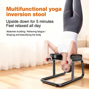 Multifunctional Yoga Inversion Stool - Handstand Trainer for Full Body Shaping, Spine Relief & Fatigue Reduction