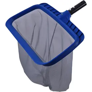 Pool Skimmer Net, Larger Capacity Pool Net Skimmer with Durable Deep Net, Sturdy Frame Pool Nets for Cleaning Effortlessly, High-Efficiency Pool Leaf Net with Easy Scoop Edges