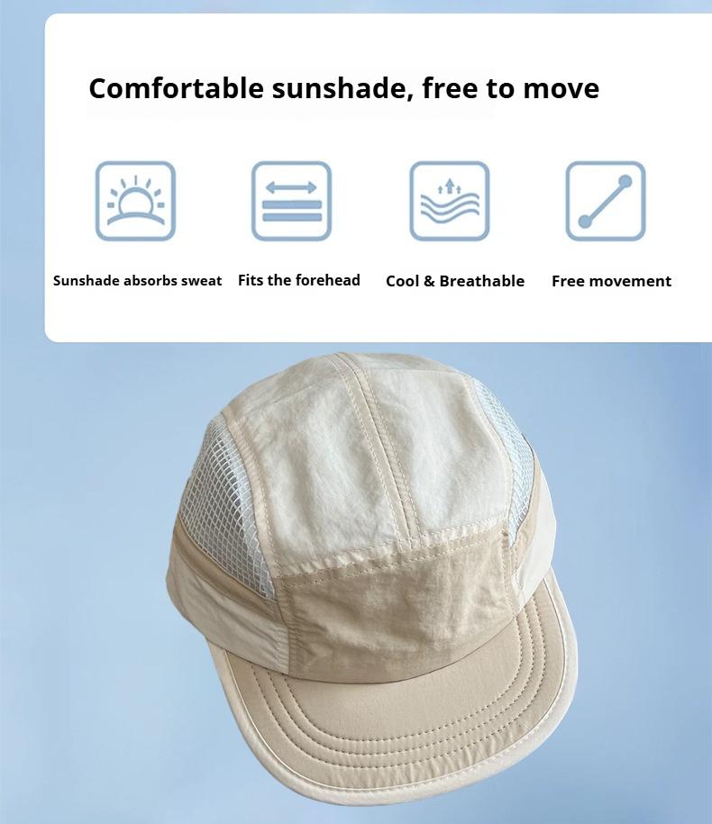 Outdoor Quick-Drying Baseball Cap - Breathable Waterproof Sun-Protective Hat for Cycling Hiking - Slim Luxurious Design - Lightweight Sports Sunscreen - Ideal for Outdoor Activities