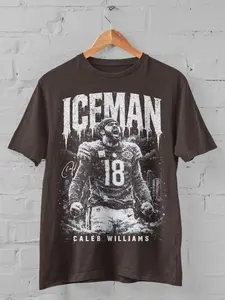 Caleb Williams ICEMAN T-Shirt, Game Day Football Graphic Tee