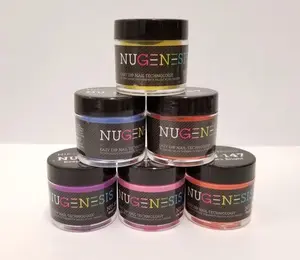 NuGenesis Easy Dip Nail Dipping Powder Color 1.5oz NU01-60 Choose Your Color Vibrant & Neutral Favorites for Professionals