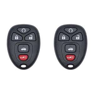 KEYS4LESS Car Key Fob Keyless Entry Remote for 2012 Chevrolet Malibu Fcc KOBGT04A Part Number 22733524 Pack of 2