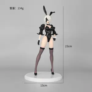 Anime Figure 2B (Nier Automata) Bunny Girl Maid Style – Car Ornament