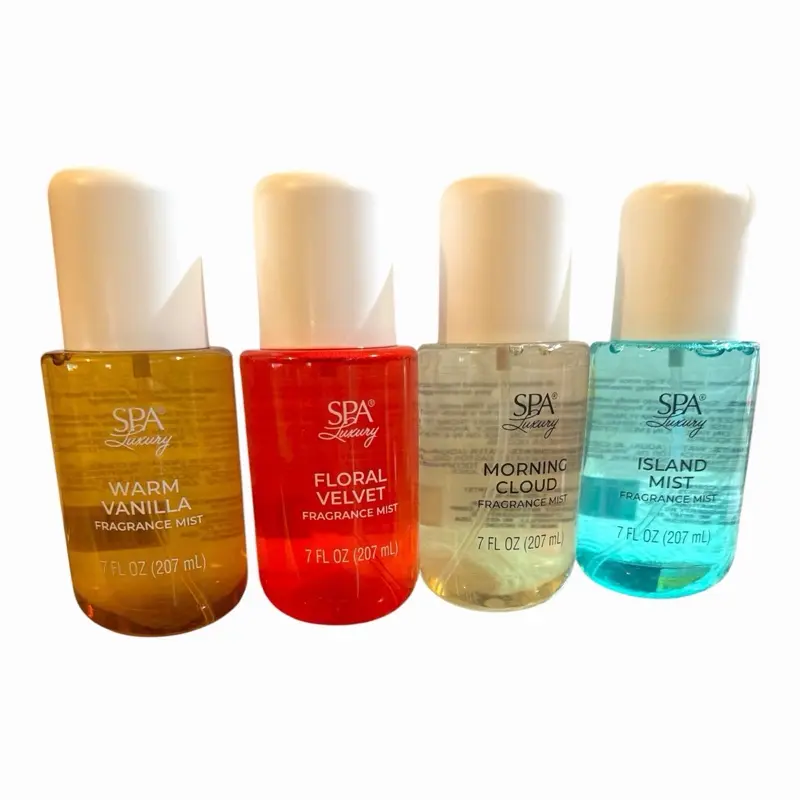 Island Mist, Morning Cloud, Warm Vanilla, Floral Velvet Scents spa Luxury