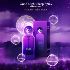 Fall Asleep Fast Spray - Natural Lavender Pillow Mist - For Deep Sleep, Relaxing Body & Mind - Sleep Aid for Stressed Adults, Late Night Workers & Overthinkers.