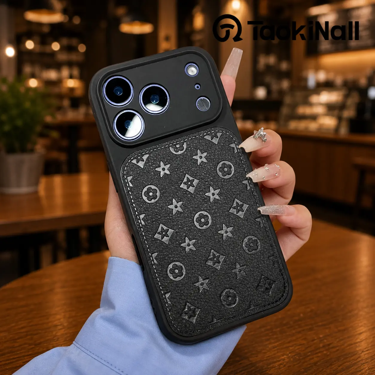 TAOKINALL Suitable for iPhone 17, 16, 15, 14, 13, 12, 11 Pro Max,high-end leather pattern phone case, iPhone 16 Plus, 15Plus leather phone case for both boys and girls,shockproof phone case.iphoe 17 promaxcase/iphone16promaxcase/iphone 15promaxcase
