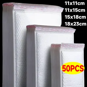 11/15/23cm White Bubble Envelopes Thicken Waterproof & Shockproof Bubble Mailers Shipping Envelope Bags Self Seal Packing Bag
