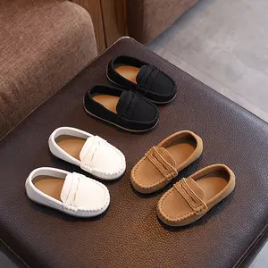Children's soft-soled slip-on loafers boys 2026 single shoes