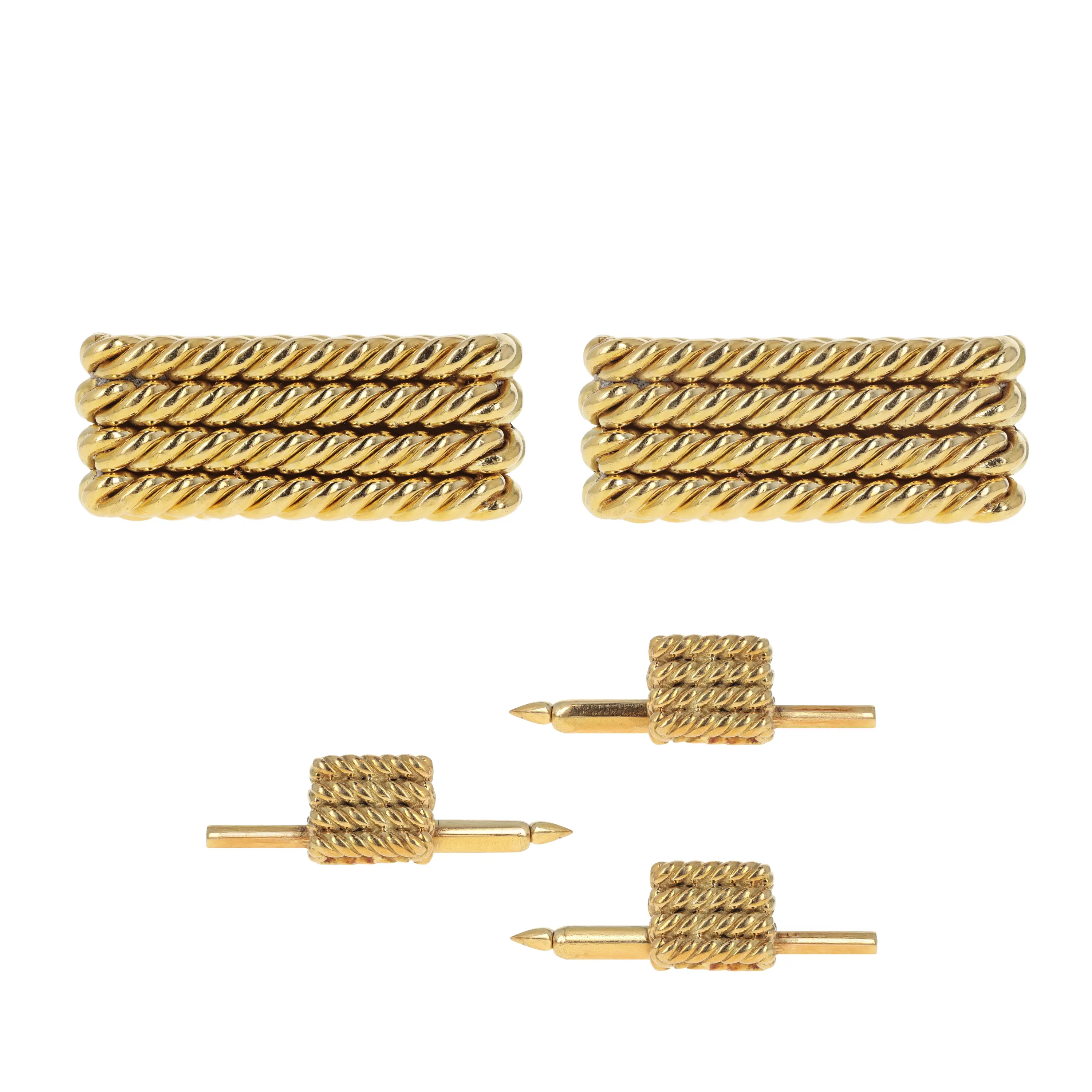 Pre-owned Tiffany & Co. Cufflink and Shirt Stud Set