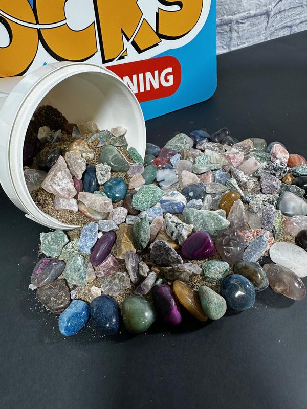 Rough and Tumbled Mining Bucket