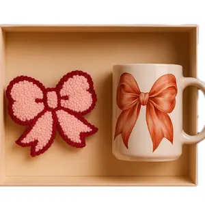 Bow Mug and Rug Coaster