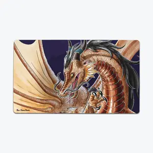 Regal Copper Dragon Thin Desk Mat