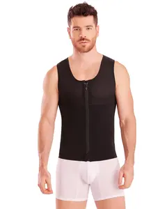 Colombian Bodyshaper for Men High Compression Men's Vest With Zipper 063