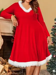 Plus Size Christmas Dress Hot Holiday Style